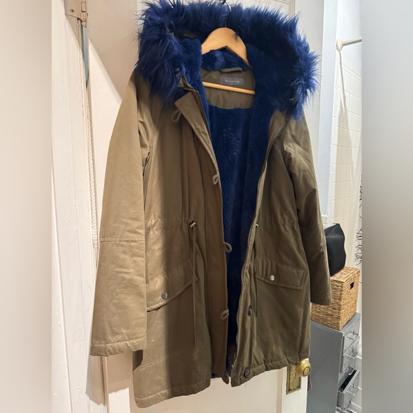 BLUE FUR PARKA - Picture 12 of 12